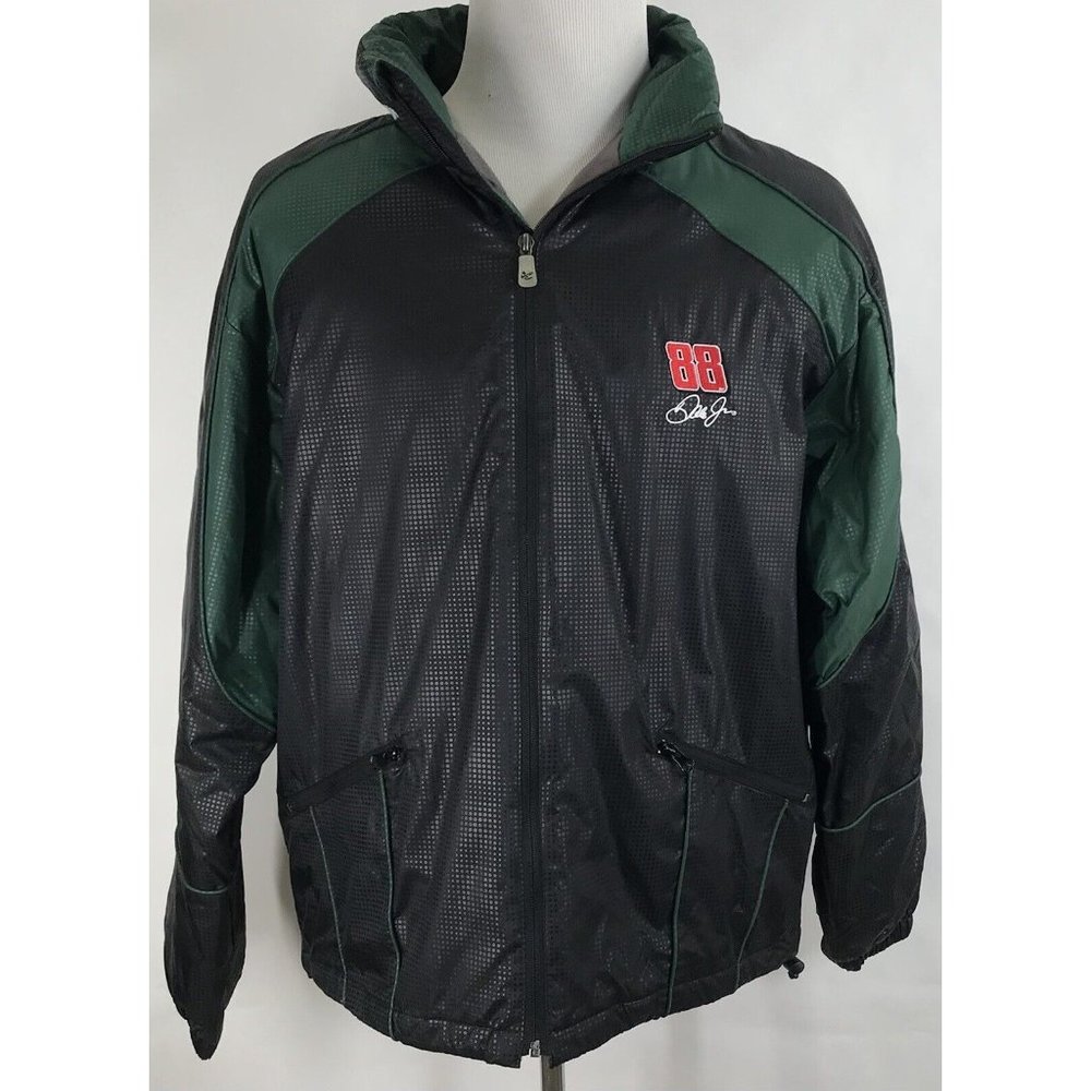 Vintage NASCAR Dale Earnhardt Jr. National Guard NASCAR Jacket XL AMP Energy #88